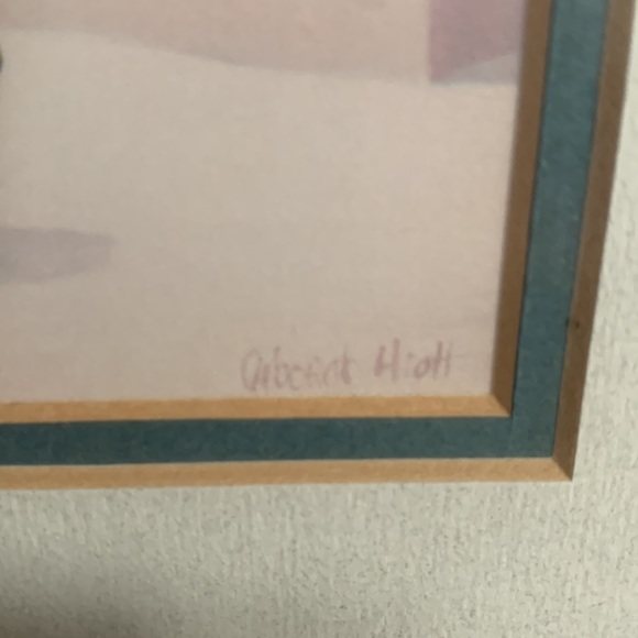 🔥American Southwest lithograph depicting Pueblo Indian White Adobe Village 🖼️ - Picture 2 of 5